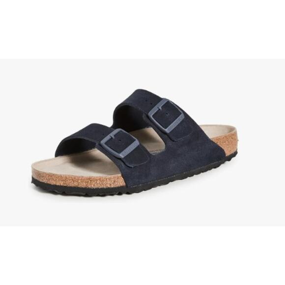 Birkenstock Navy Arizona Soft Footbed Sandals Men\'s Sz. 43 (US 10) main image 8